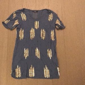 Gryphon beaded/sequin tee